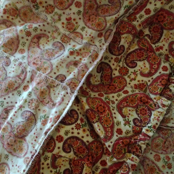 Handmade Midi Dress Paisley Women's Size Large - Picture 8 of 8